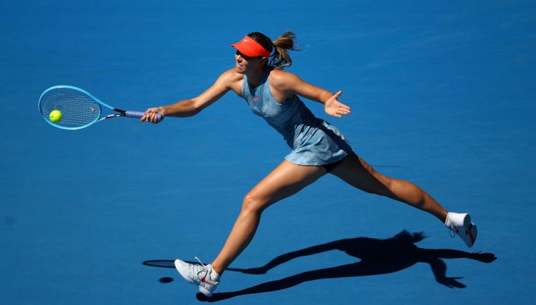 Maria Sharapova in action
