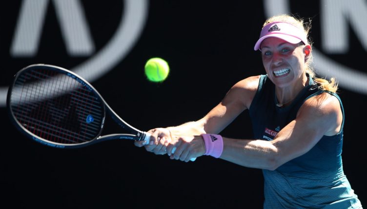 Angelique Kerber in action
