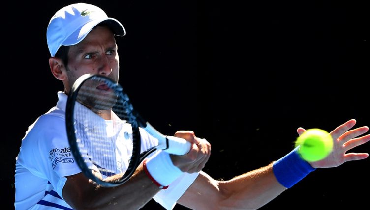 Novak Djokovic Australian Open forehand