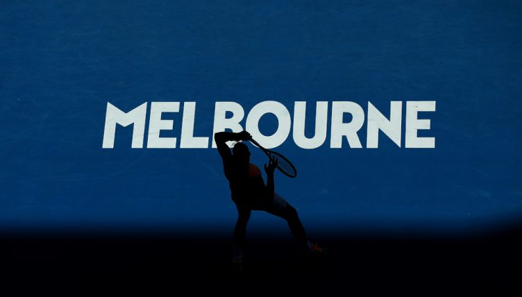 Rafael Nadal in action
