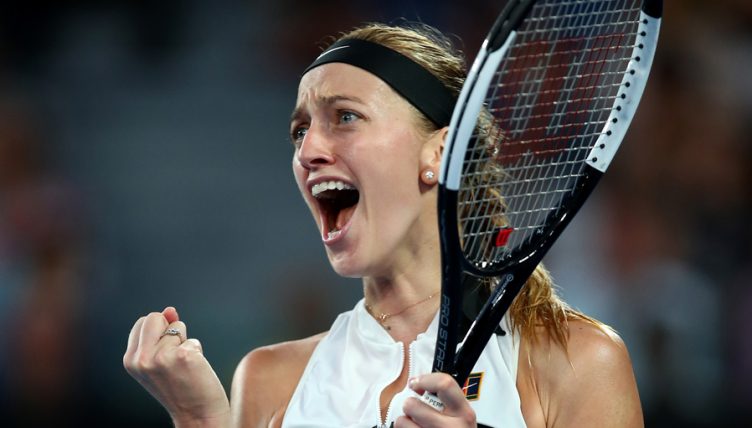 Petra Kvitova celebrates