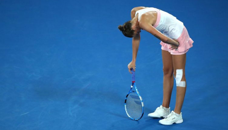 Karolina Pliskova taking a moment