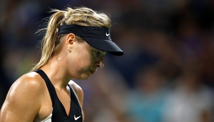Maria Sharapova despondent