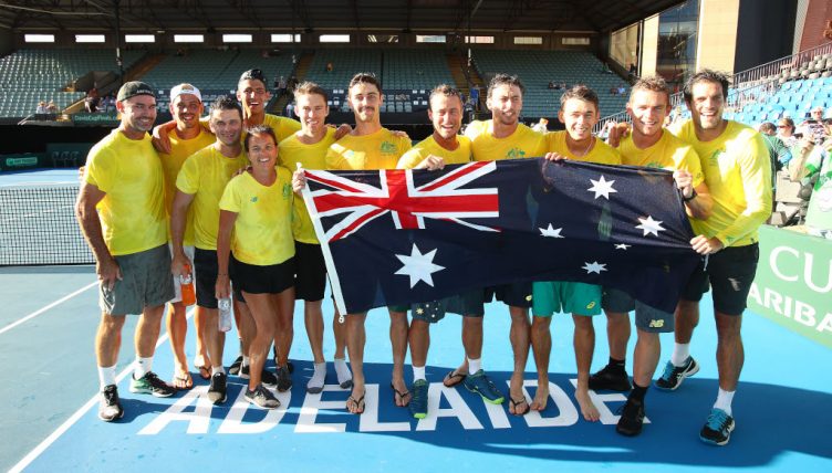 Australia Davis Cup celebrations