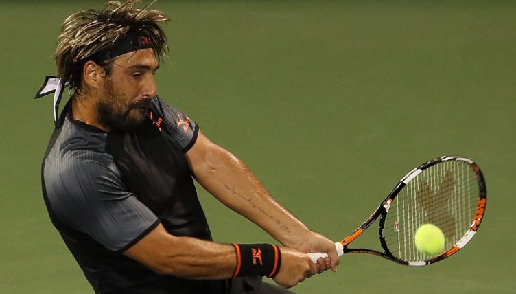 Marcos Baghdatis in action