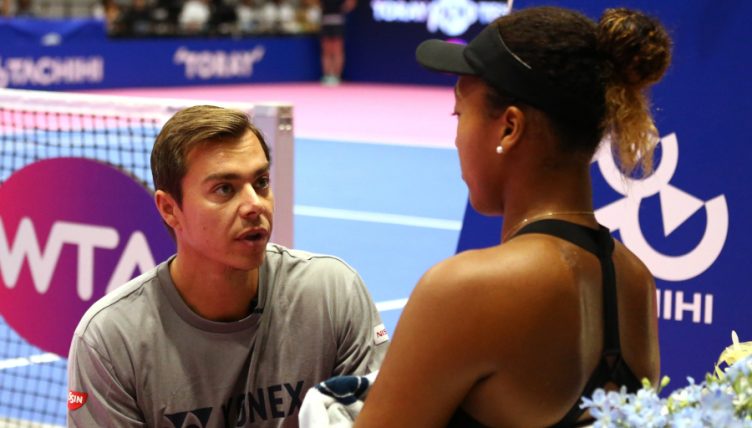 Sascha Bajin coaching Naomi Osaka