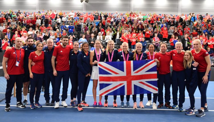 Great Britain's Fed Cup team