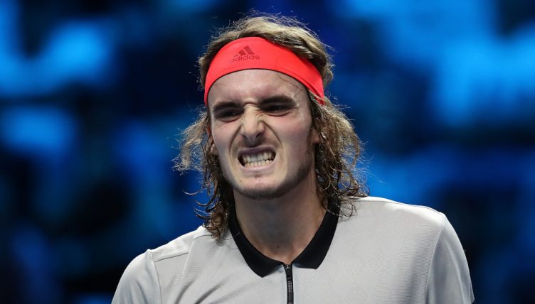 Stefanos Tsitsipas uncomfortable