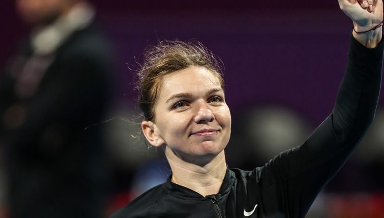 Simona Halep happy