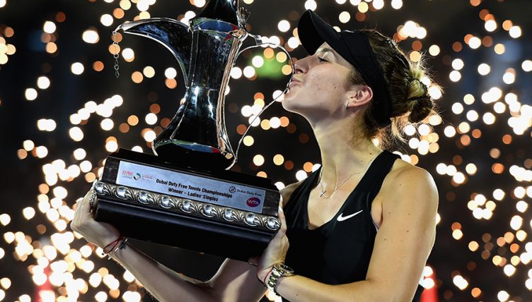 Belinda Bencic with Dubai Title