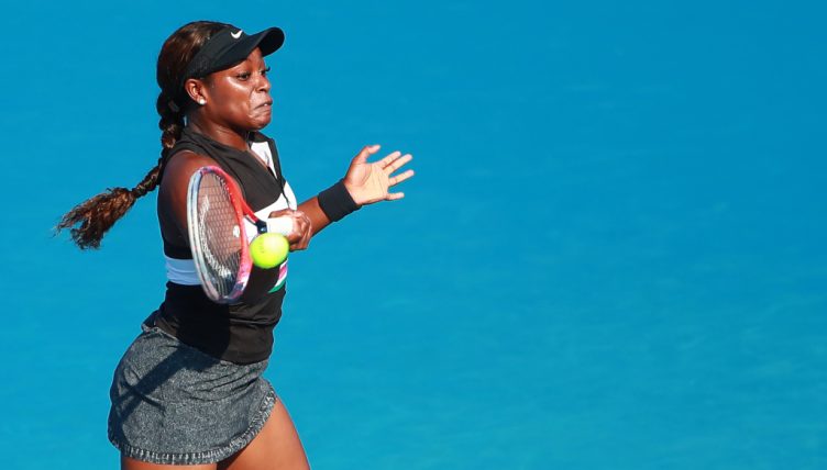 Sloane Stephens forehand
