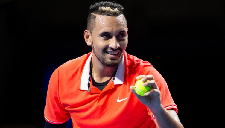 Nick Kyrgios mischievous