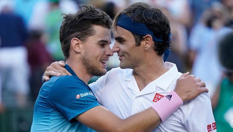 Dominic Thiem after leapfrogging Roger Federer in ATP rankings