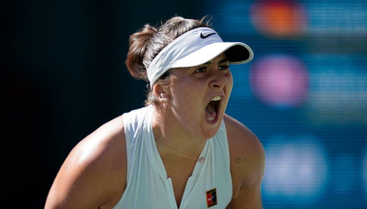 Bianca Andreescu screaming