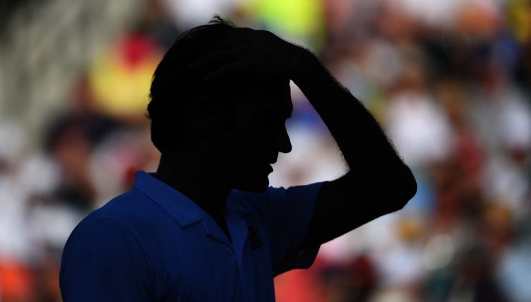 Roger Federer shadow