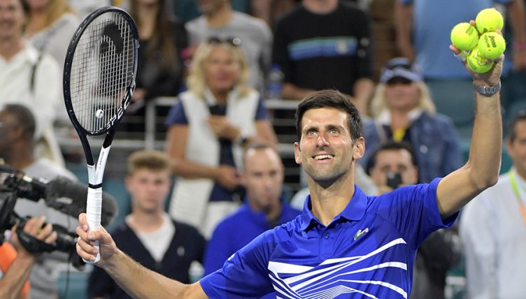 Novak Djokovic at Miami Open PA