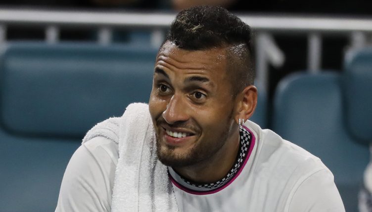 Nick Kyrgios cheeky PA