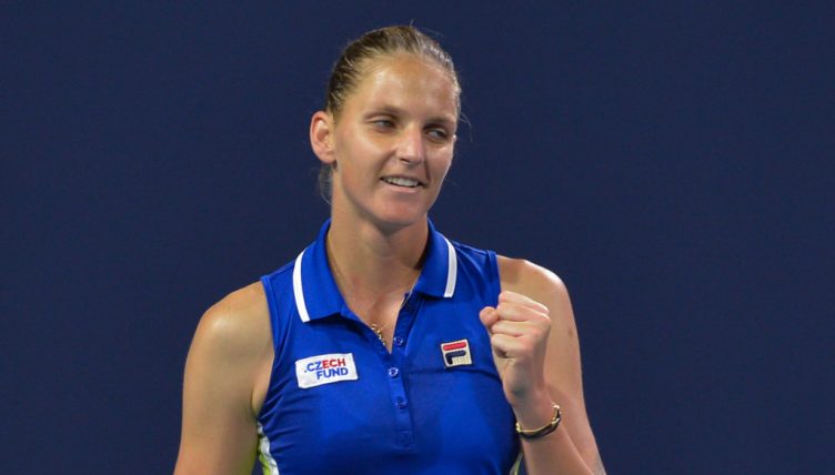 Karolina Pliskova fist pump