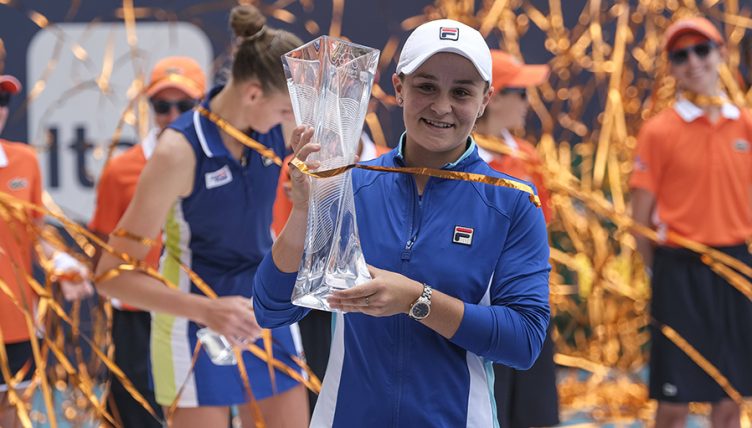 Ashleigh Barty top ten WTA rankings after Miami Open win PA