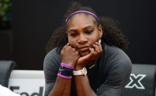 Serena Williams deep in thought