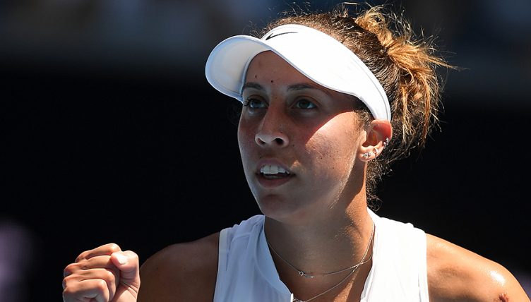 Madison Keys celebrates PA