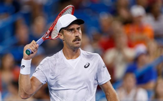 Steve Johnson in action