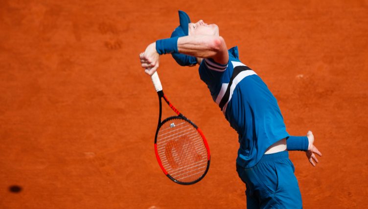 Kyle Edmund on clay
