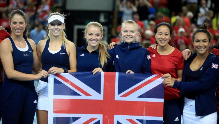 Great Britain Fed Cup squad - PA