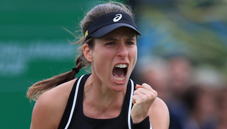 A happy Johanna Konta