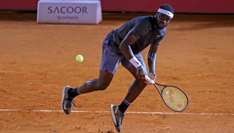 Frances Tiafoe in action