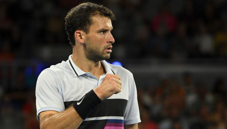 Grigor Dimitrov in action