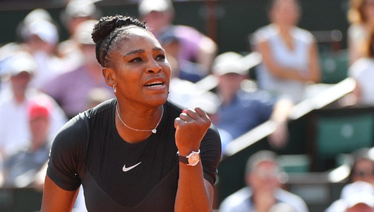 Serena Williams in action