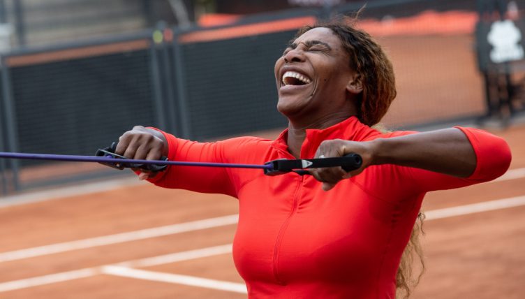 Serena Williams laughing
