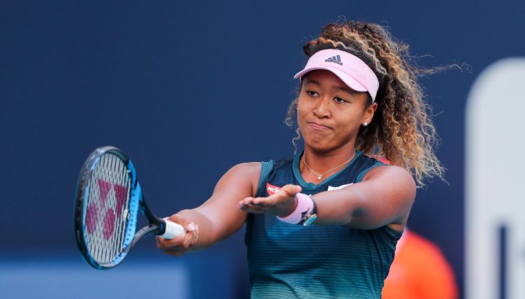 Naomi Osaka frustrated