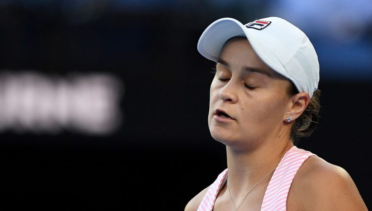 Ashleigh Barty disappointed