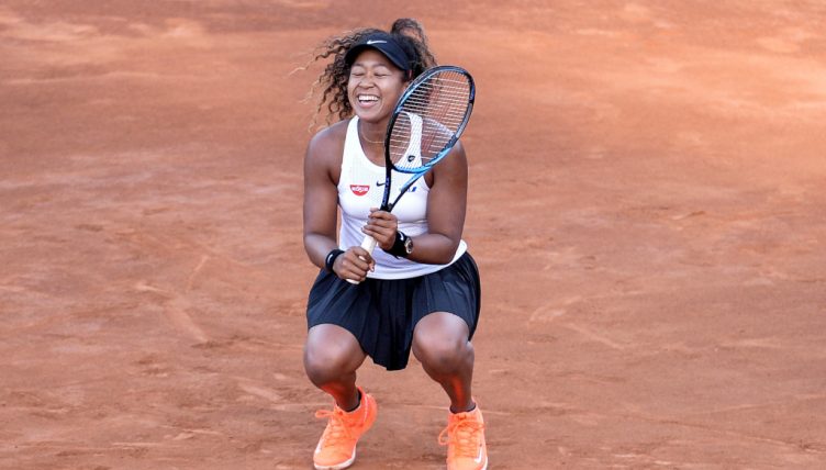 Naomi Osaka in action