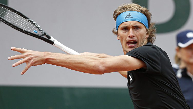 Alexander Zverev at Roland Garros PA