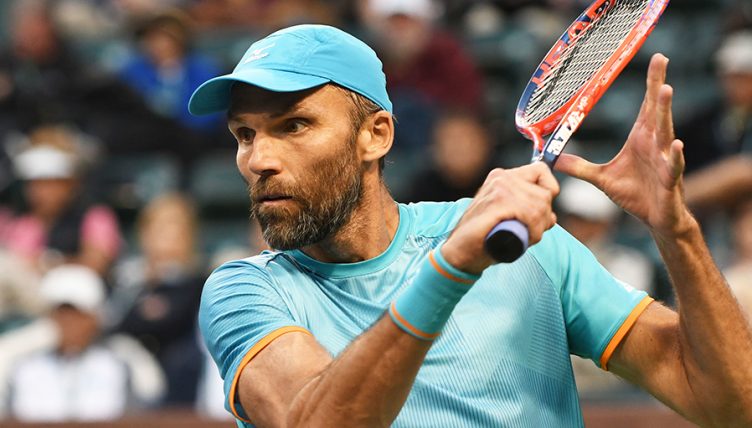 Ivo Karlovic in action PA