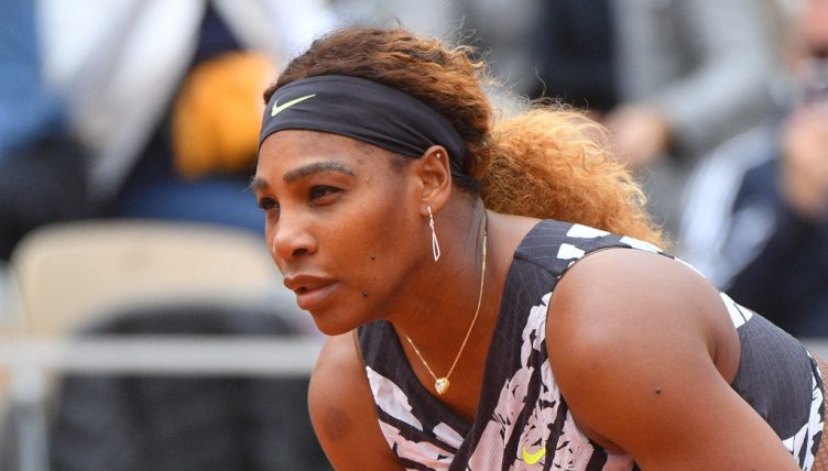 Serena Williams in action