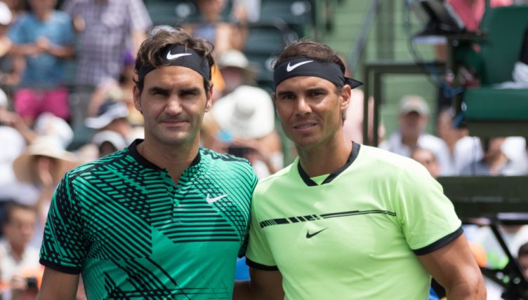 Roger Federer and Rafael Nadal