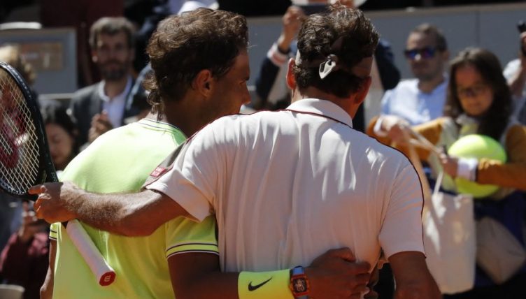 Rafael Nadal and Roger Federer