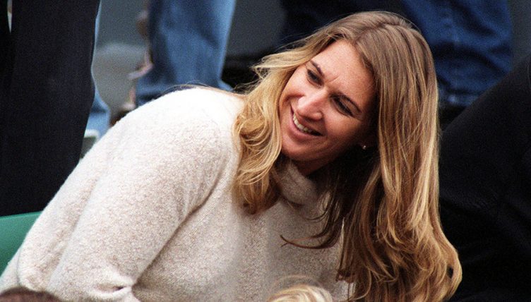 Steffi Graf in the crowd PA