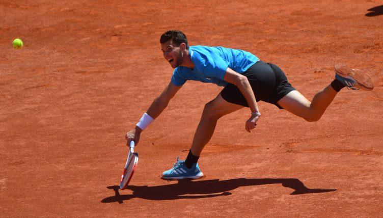 Dominic Thiem on the stretch