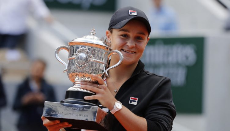 Ashleigh Barty Roland Garros French Open champion