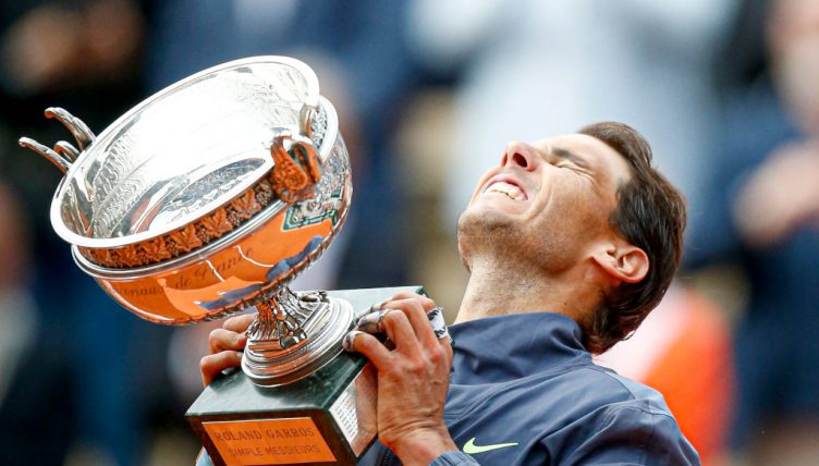 Rafael Nadal French Open trophy