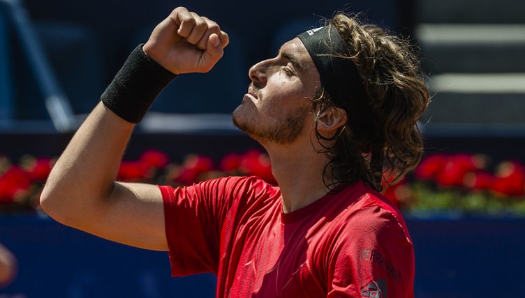 Stefanos Tsitsipas fist pump