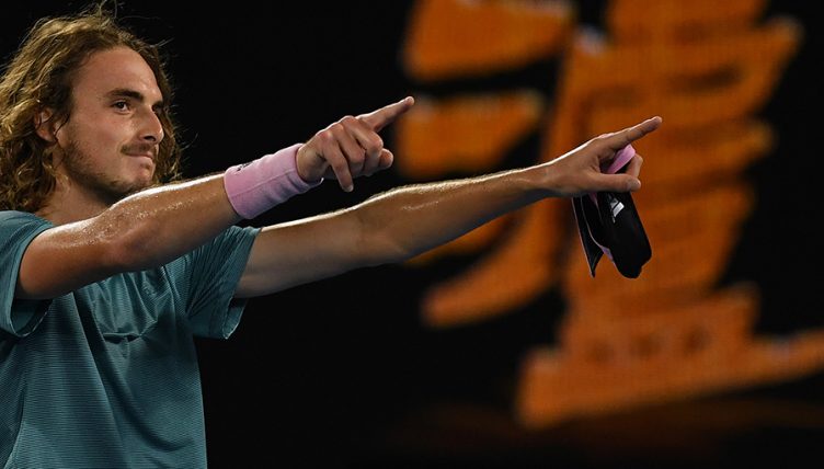 Stefanos Tsitsipas - tipped to be the new Roger Federer PA