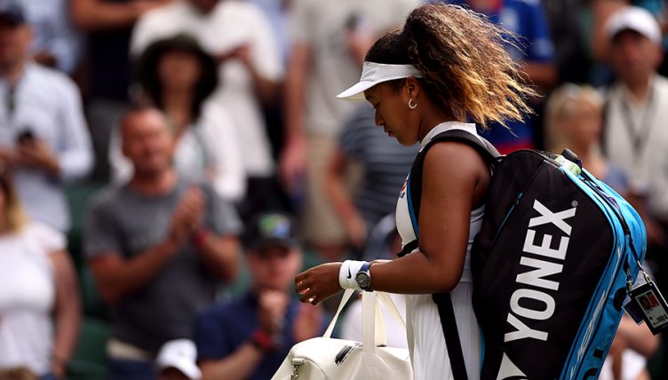 Noami Osaka loses at Wimbledon