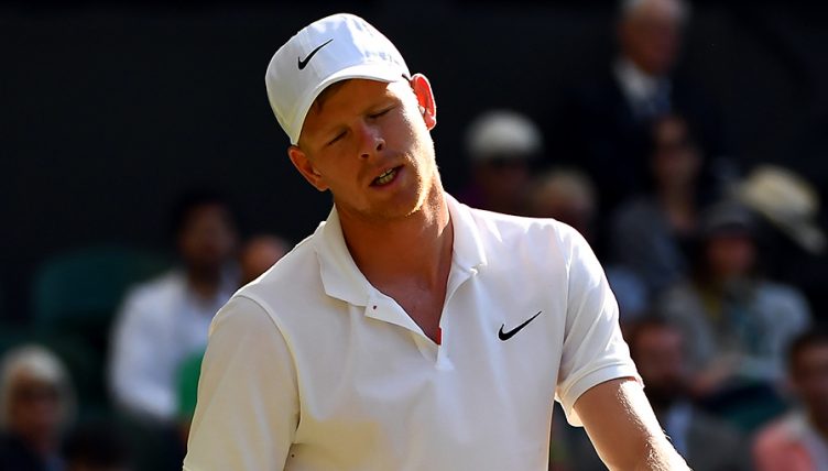 Kyle Edmund distraught at Wimbledon