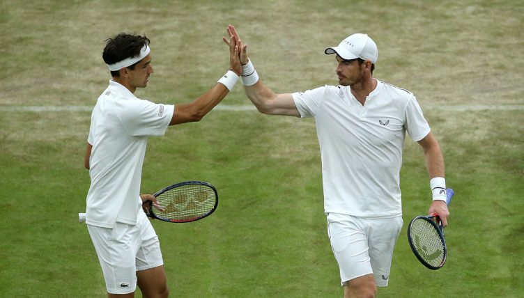 Pierre-Hugues Herbert and Andy Murray
